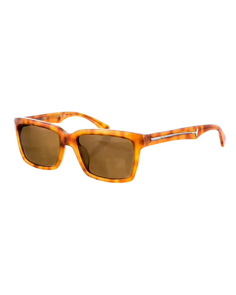 La Martina Acetat-Sonnenbrille in rechteckiger Form LM52406 Herren Braun