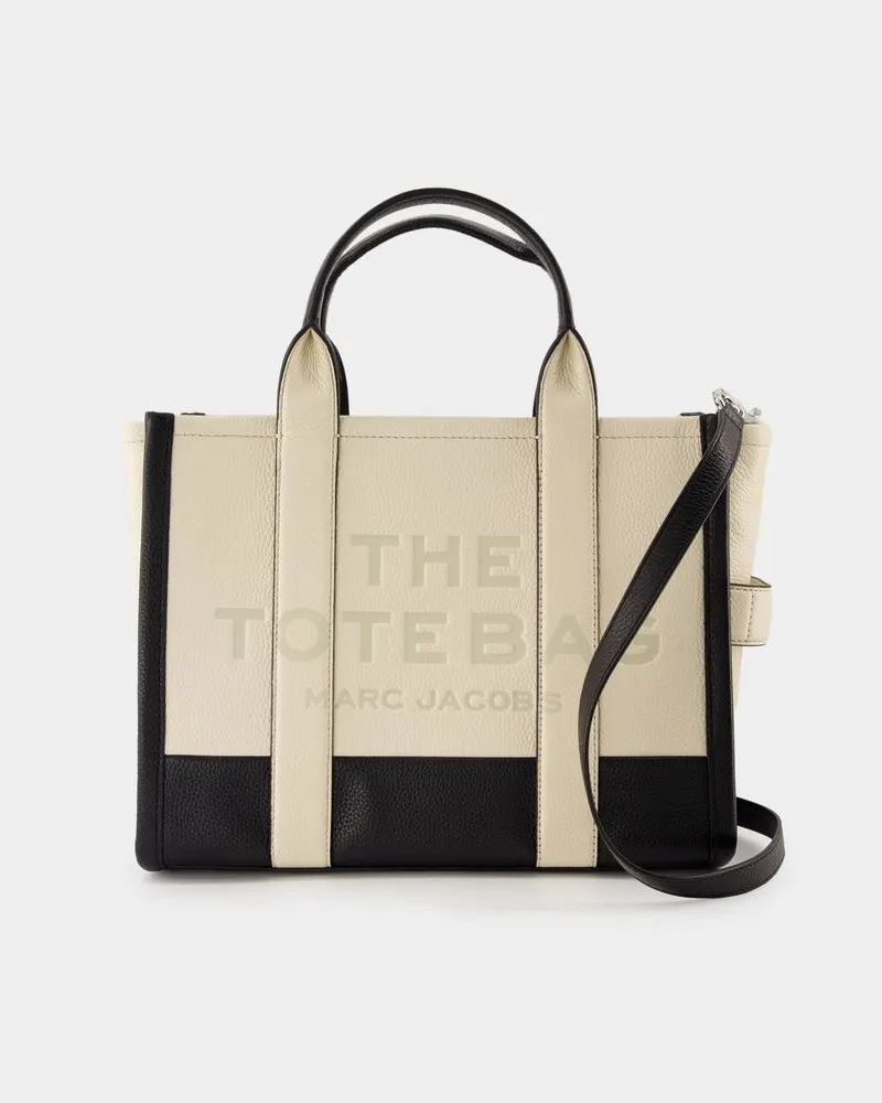 Marc Jacobs The Medium Tote -  - Leder - Elfenbein Weiß