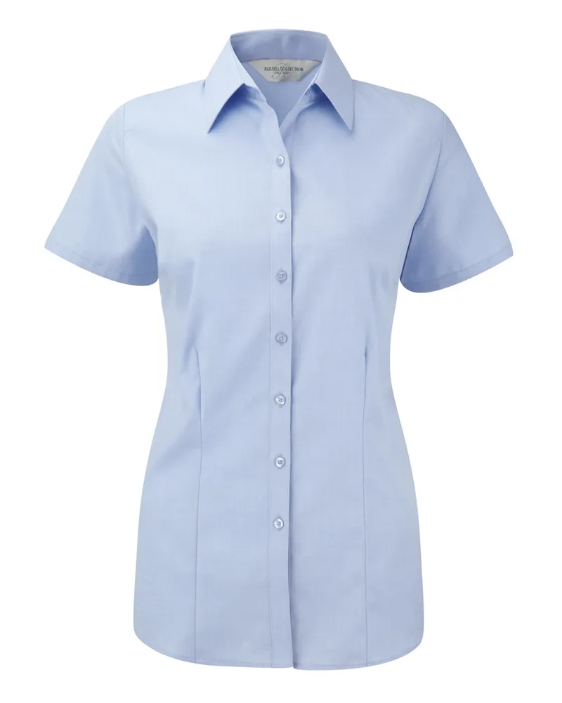 Russell Athletic Russell - Bluse mit kurzen Ärmeln - Damen (Hellblau Blau