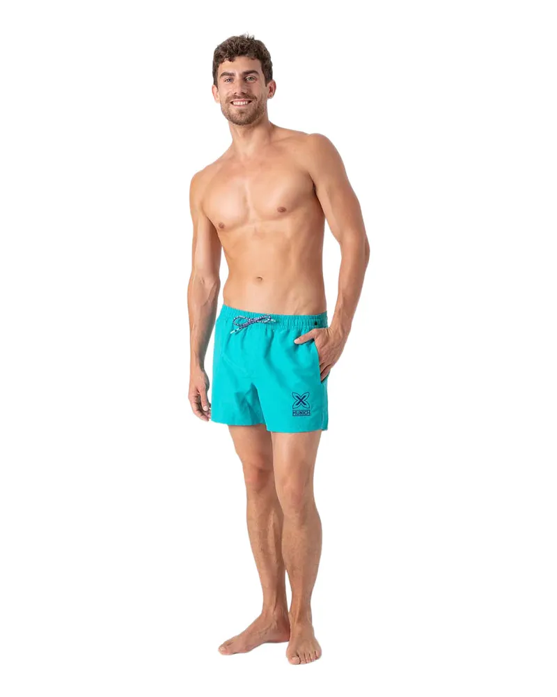 MUNICH Herren Schwimmshorts Kurz MU12 Türkis