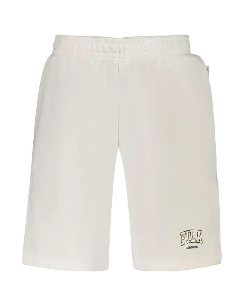 Fila Weiße Baumwoll-Herrenhose Weiß