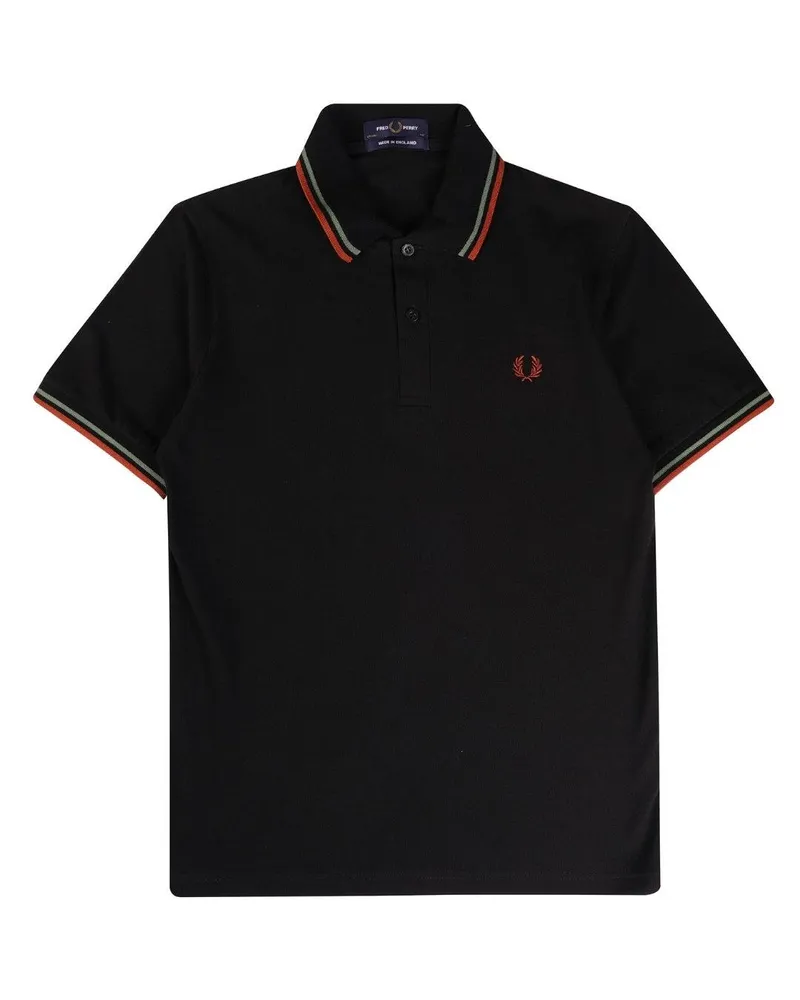 Fred Perry Poloshirt für Herren (Schwarz Schwarz