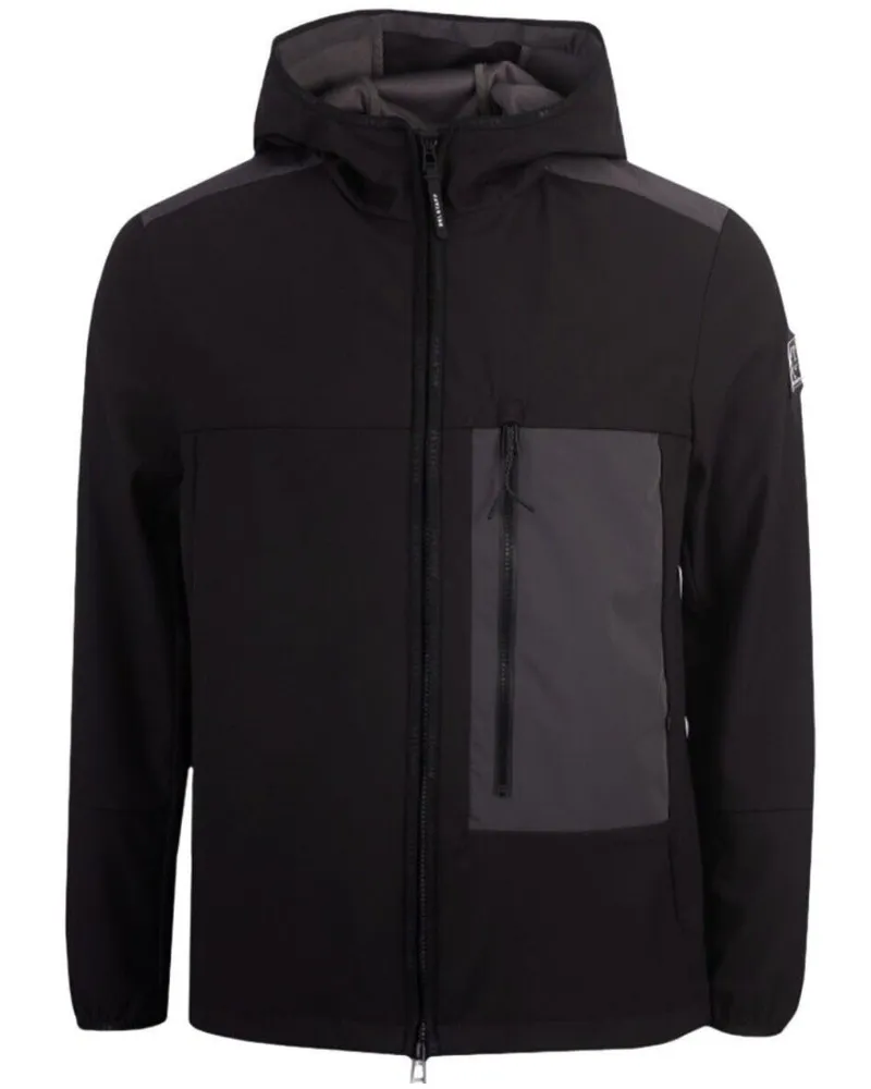 Belstaff Impact Schwarze dünne Jacke Schwarz