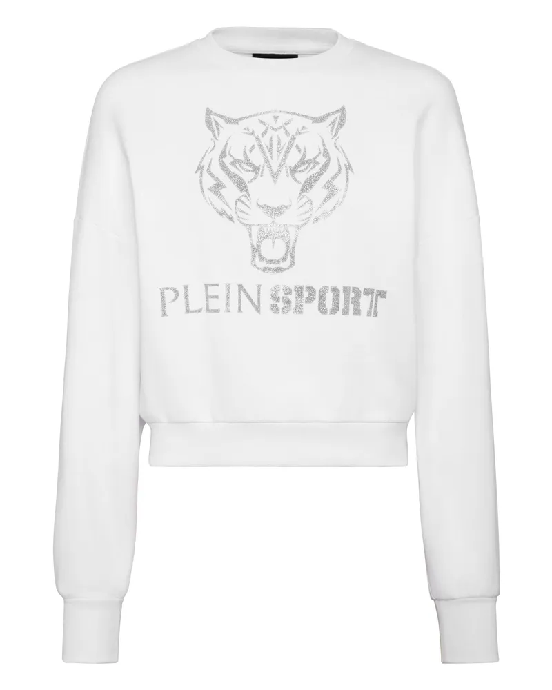Philipp Plein Sweatshirt Tiger Weiß