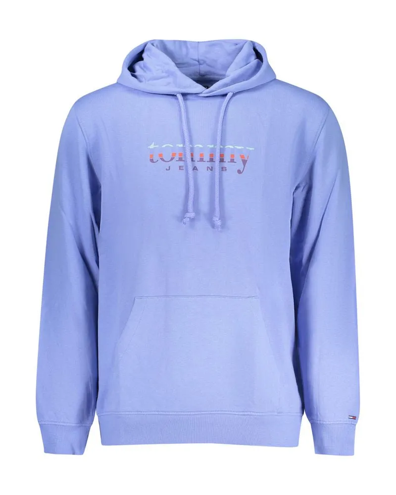 Tommy Hilfiger Azzurro Baumwoll Herren Sweatshirt Blau