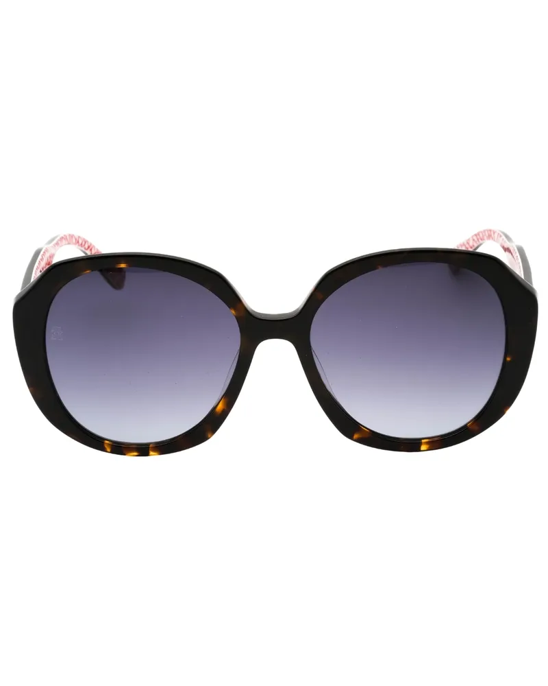 Tommy Hilfiger Dunkelgraue SF-Gläser Havanna Braune Sonnenbrille Braun