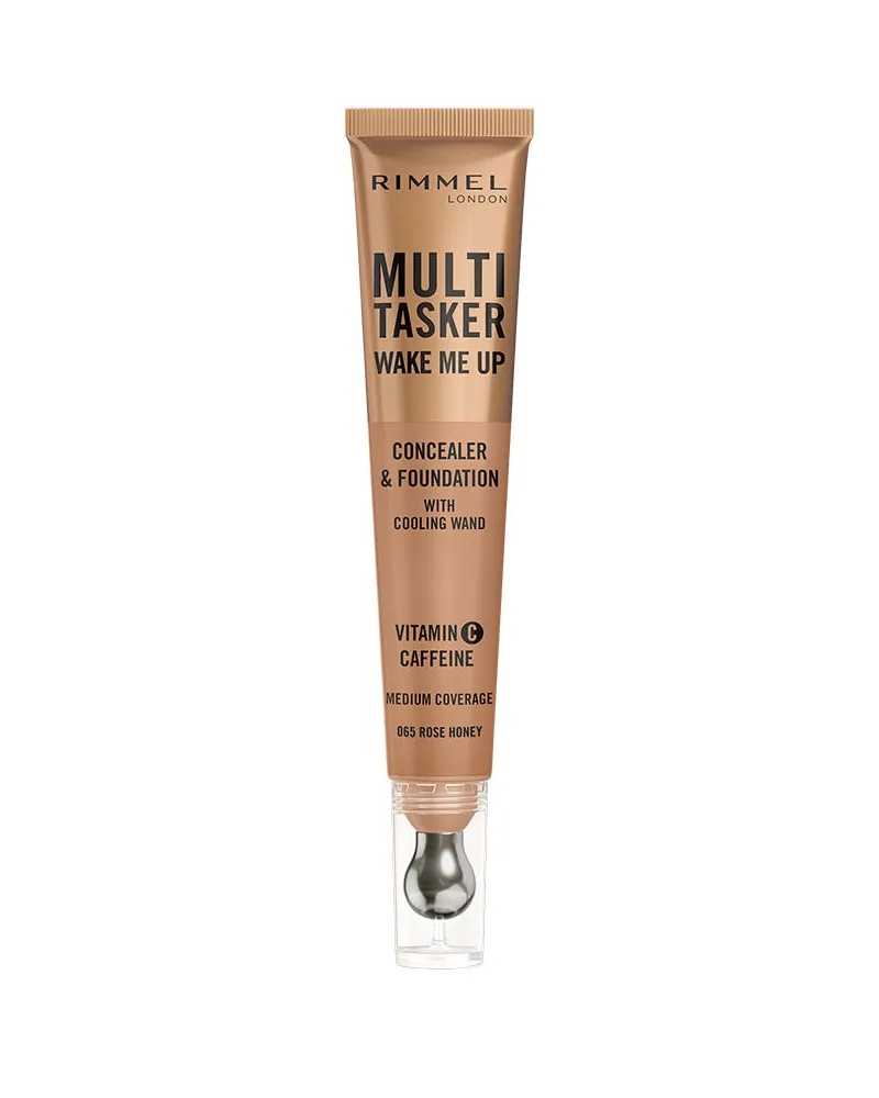 Rimmel London Multitasker Wake Me Up Concealer Und Make-up-basis #rose Honey 20 ml 