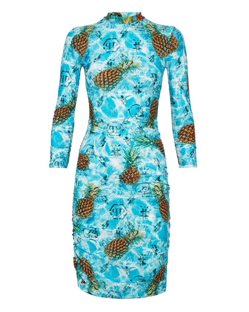 Philipp Plein Minikleid Pineapple Skies Mehrfarbig