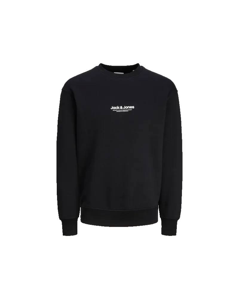 Jack & Jones Vesterbro Sweat Crew Neck  Schwarz Schwarz