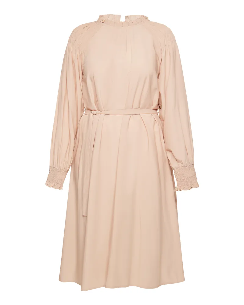 Usha Midikleid Damen Rosa Beige Beige