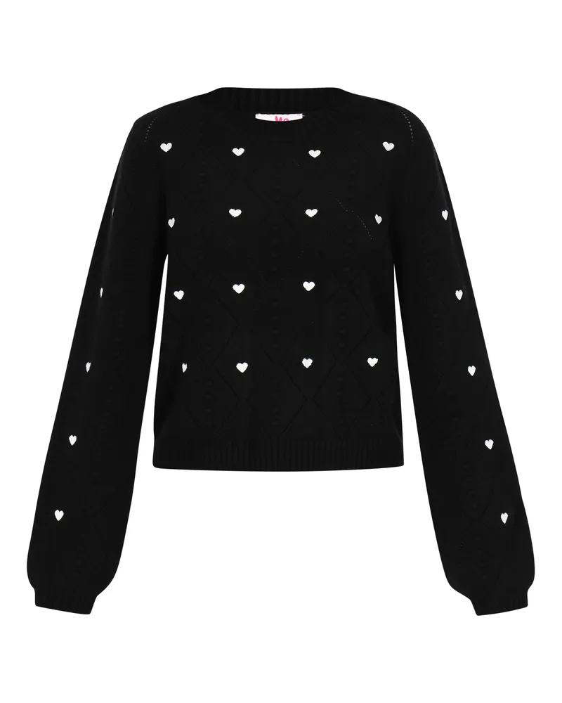 My Mo Pullover Frauen Schwarz Schwarz