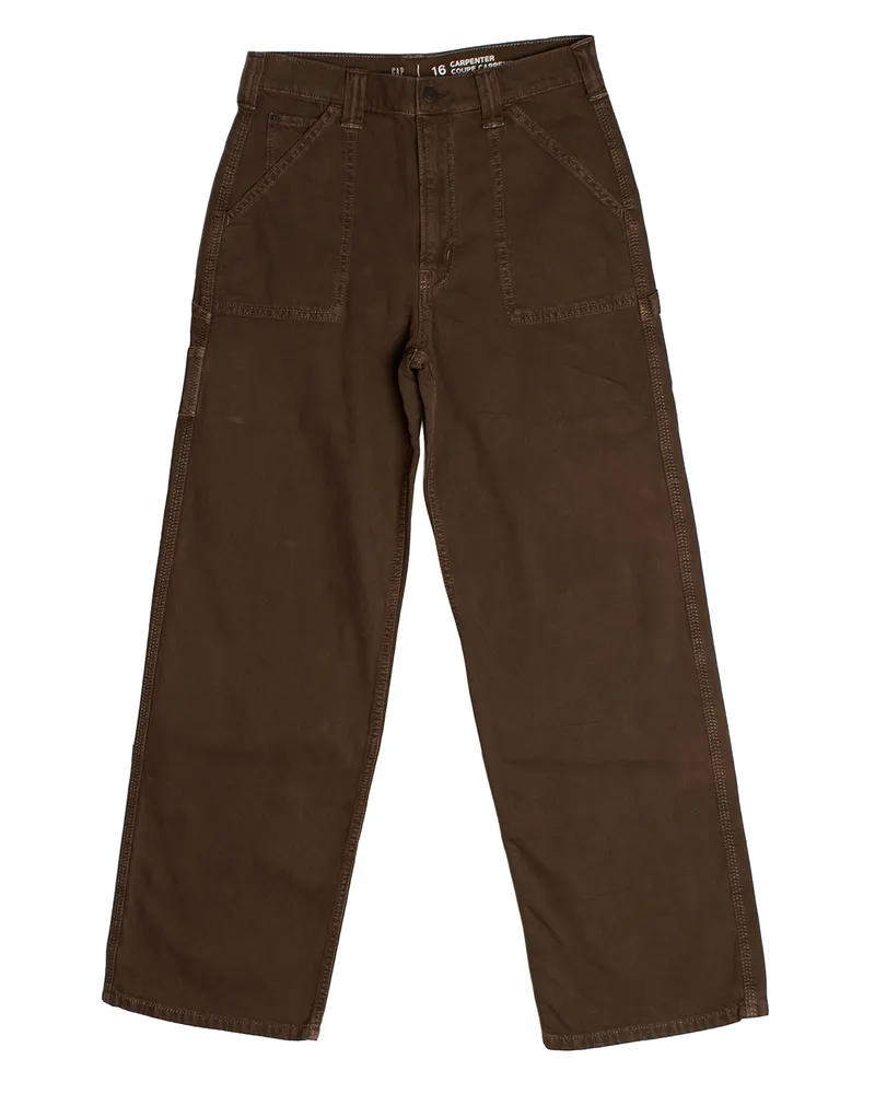GAP 861569 Gerade Zimmermannshose für Mädchen Braun
