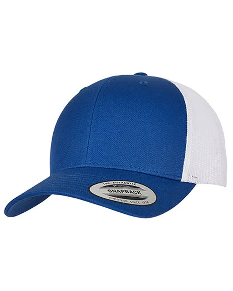 Flexfit Trucker Cap Zweifarbig (Königsblau/Weiß Marineblau