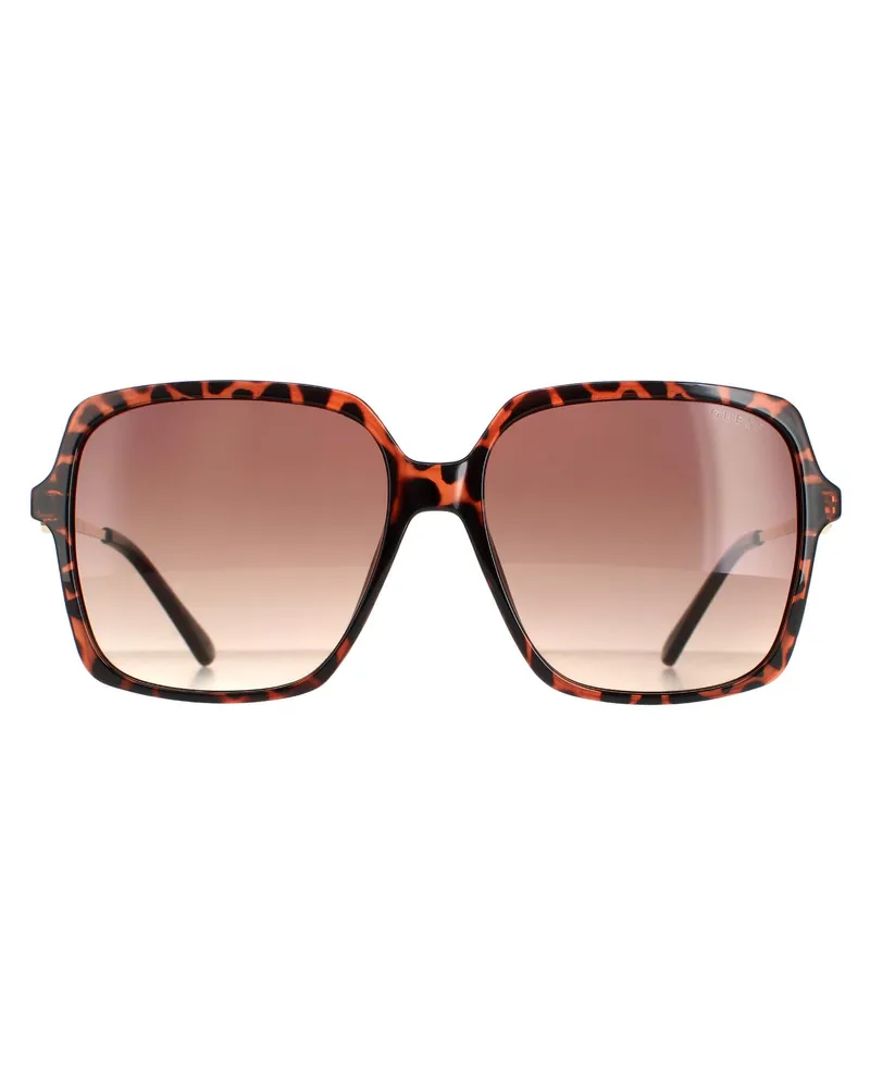 Guess lunettes de soleil GF6131 52F Dark Havana Brown Gradient Braun