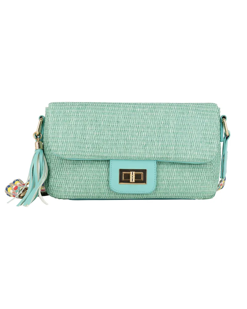 IZIA Sac à bandoulière Türkis