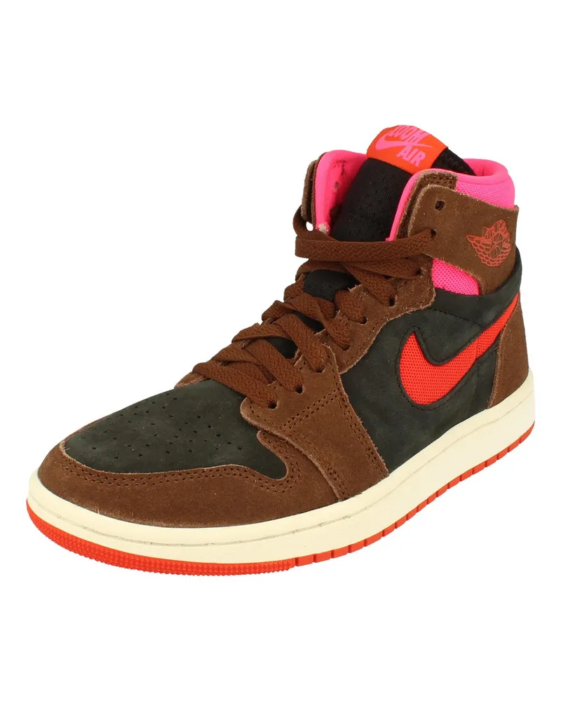 Nike Damen Air Jordan 1 Zm Air Cmft 2 Braune Turnschuhe Braun
