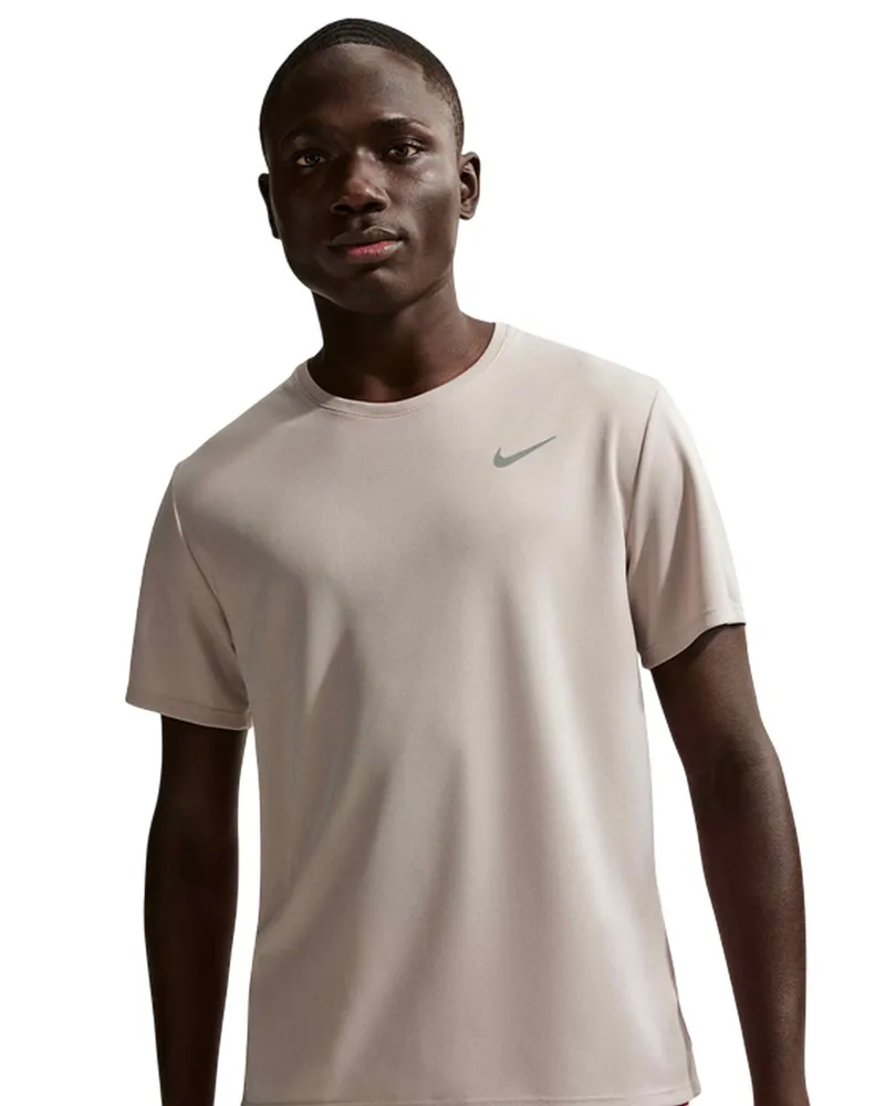 Nike Miler" T-Shirt für Herren, Reflektierende Details (Mond Khaki
