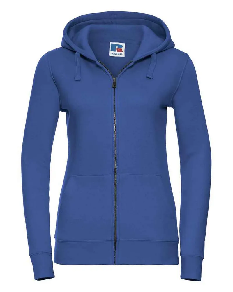 Russell Athletic Russell - "Authentic" Kapuzenpullover Durchgehender Reißverschluss für Damen (Kräftiges Königsblau Marineblau