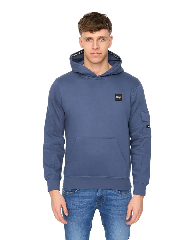 Duck and Cover Wrentham" Kapuzenpullover für Herren (Jeansblau Blau