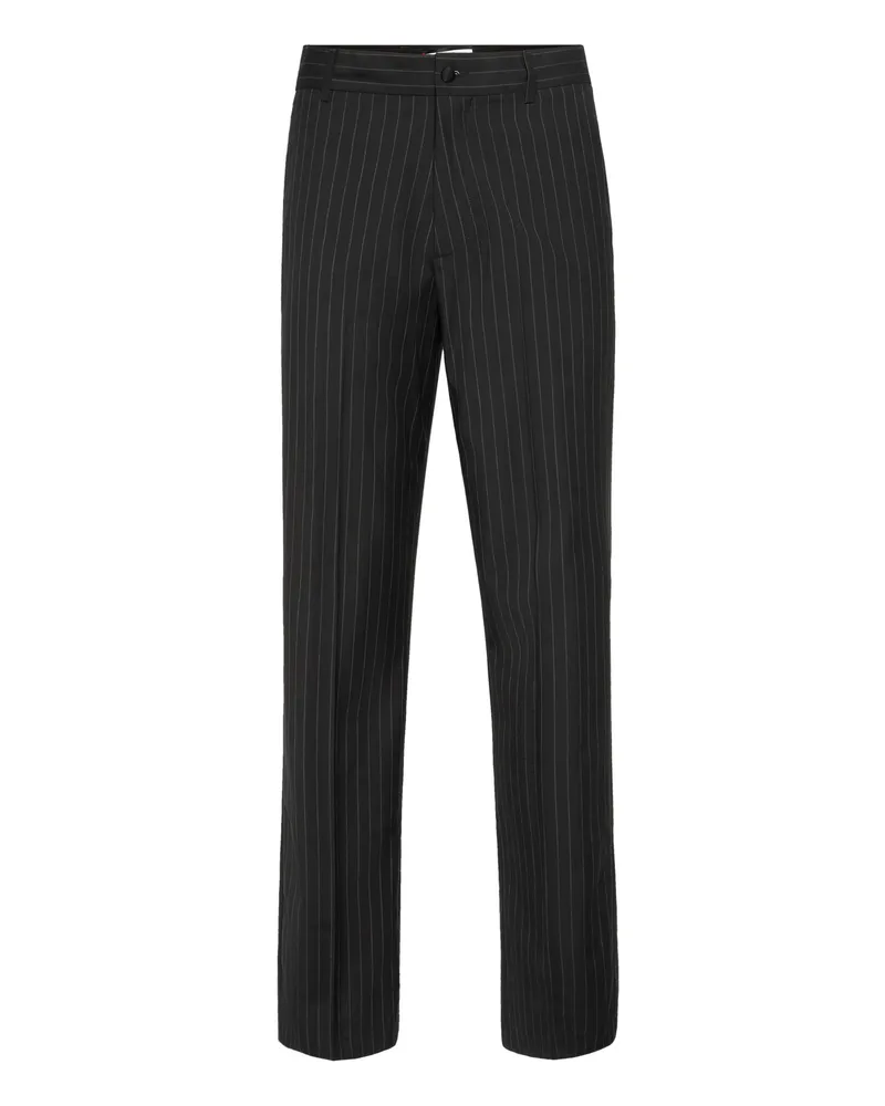 Philipp Plein Hose Mit Weitem Bein Grau