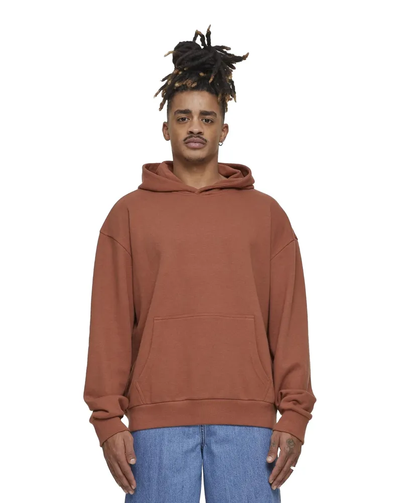 Urban Classics Kapuzenpullover Leicht für Herren (Helles Rostbraun Dunkelbraun