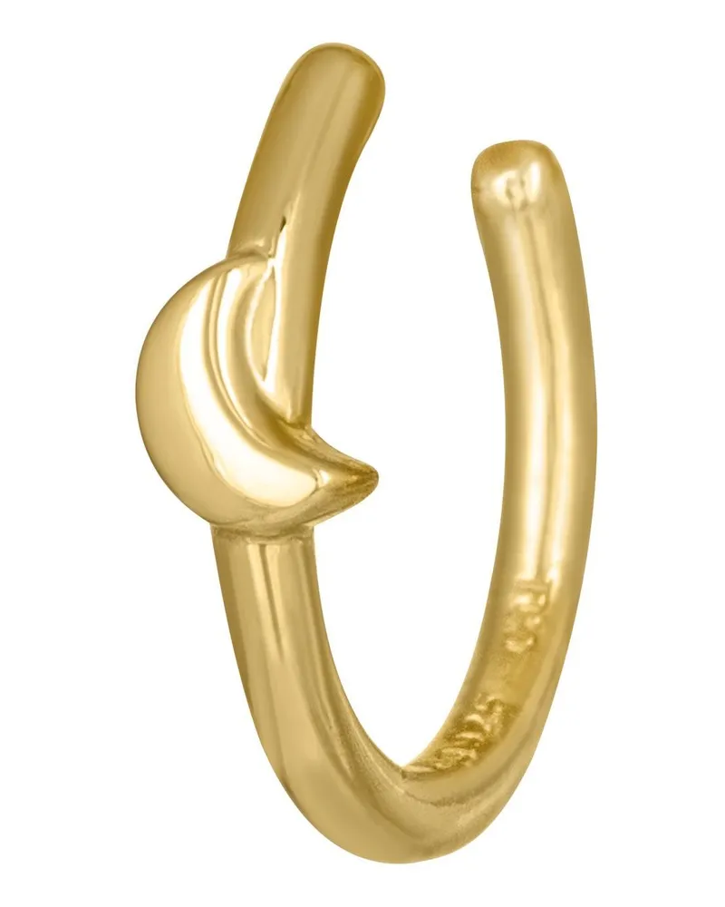 cai Ear Cuff 925 Silber vergoldet Mond Luna Gold
