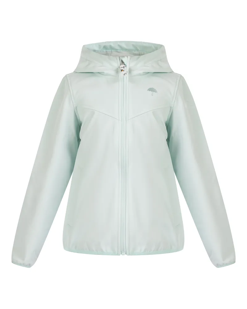 Schmuddelwedda Softshellblouson - recyceltes Material Mädchen Blaumint-280 Mintgrün