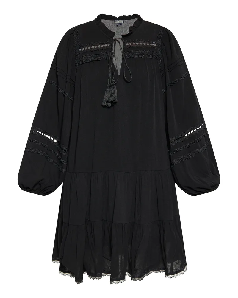 DreiMaster Kleid Damen Schwarz Schwarz