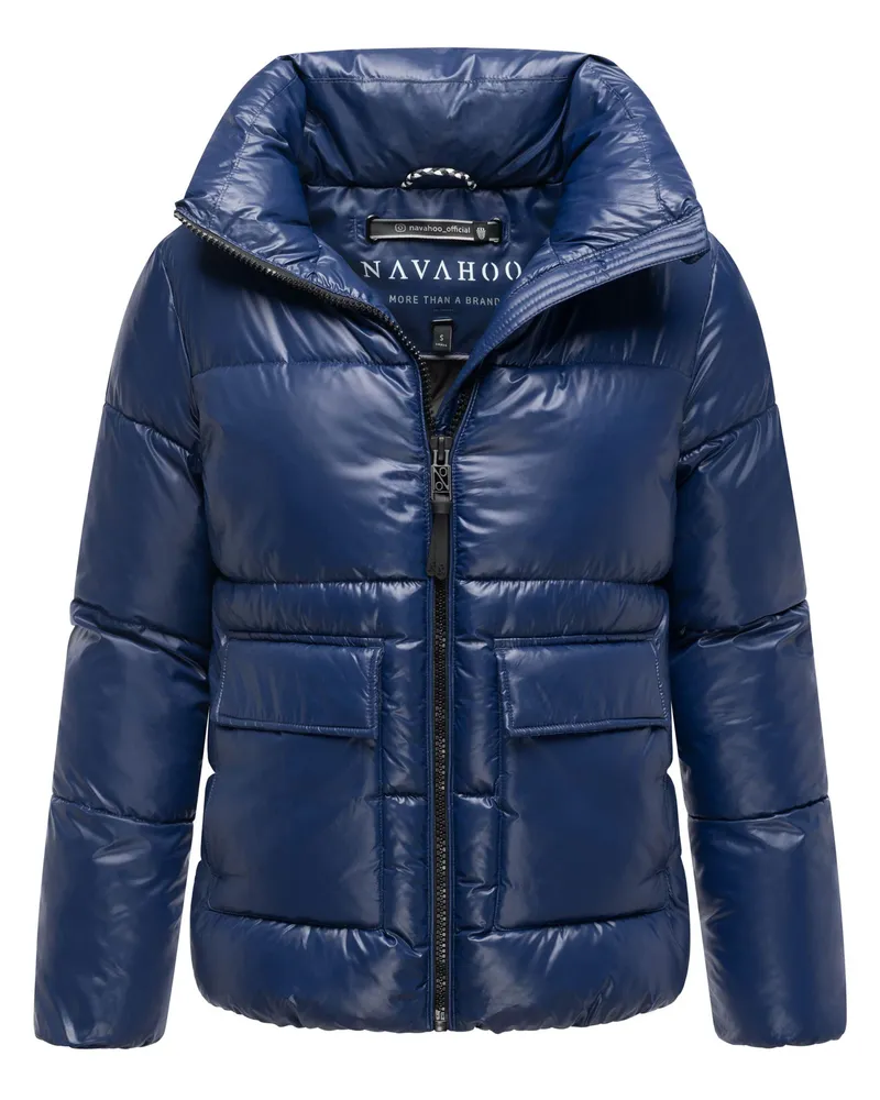 NAVAHOO Damen Steppjacke Eispracht – stilvoll, warm & funktional Blau