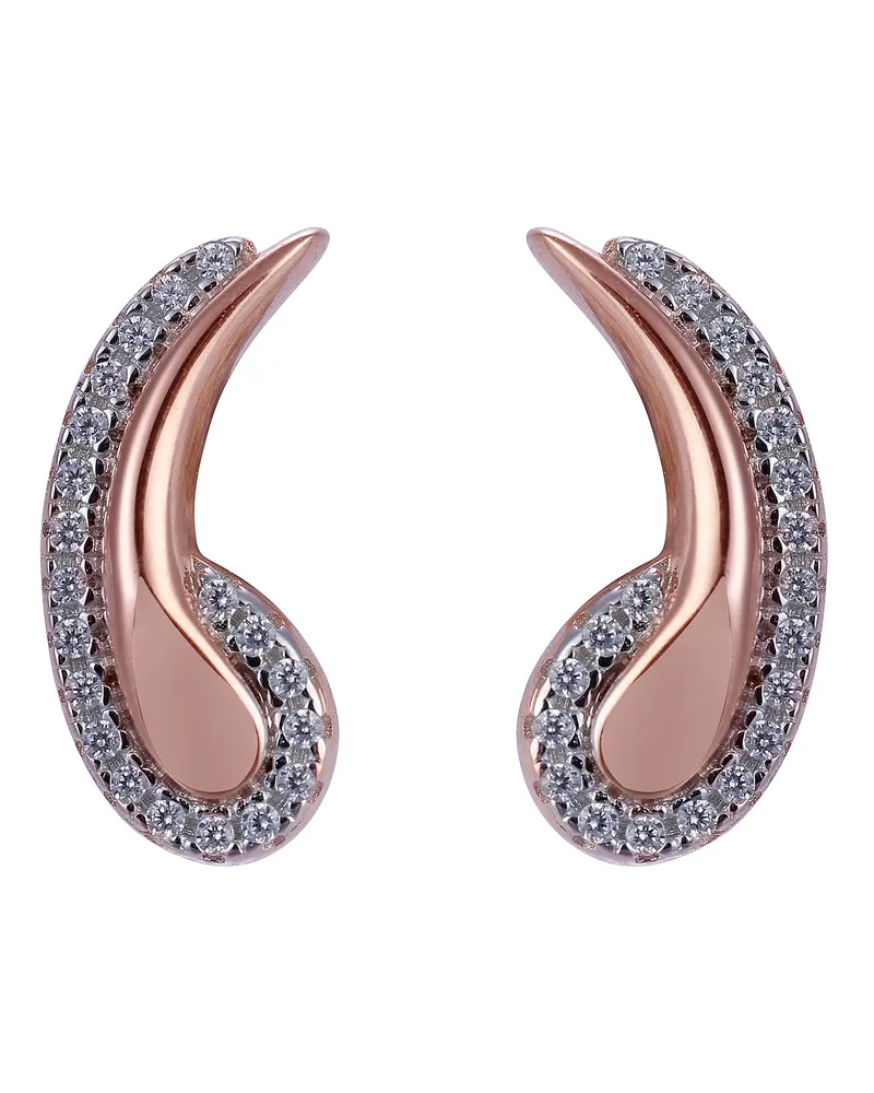 Orphelia Tilou' Ohrstecker aus 925er Sterlingsilber für Damen - Rosé ZO-7441 Rosé