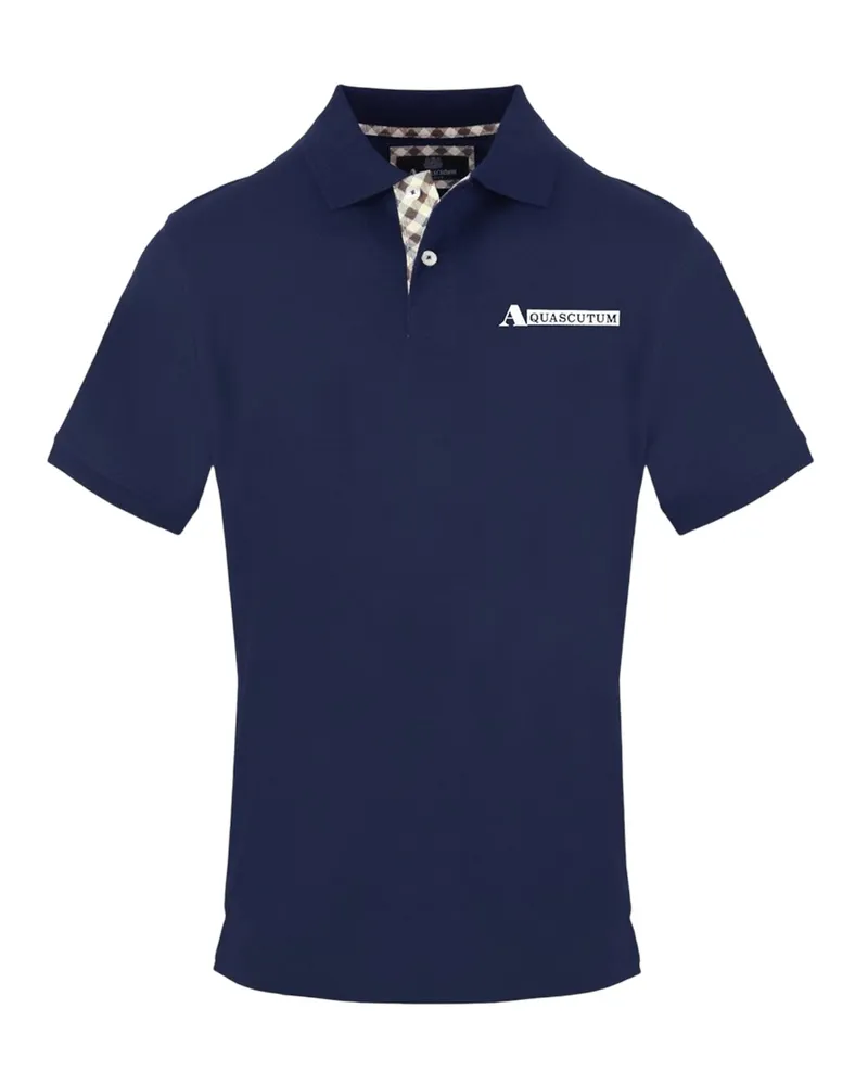 Aquascutum Poloshirt für Herren (Marine Marineblau