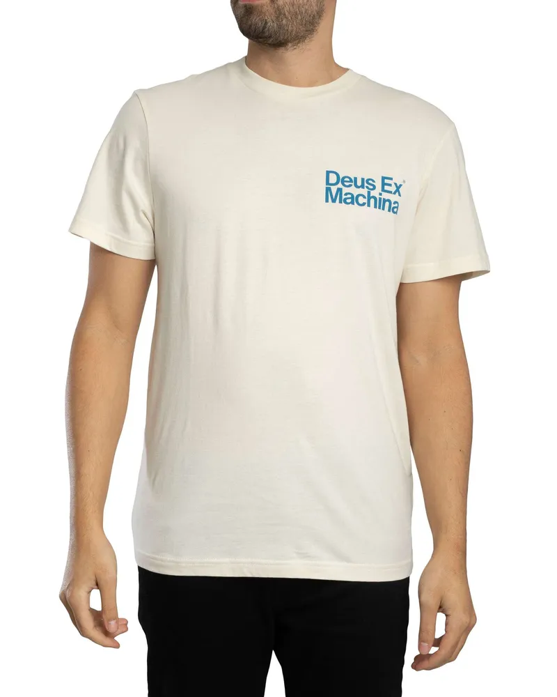 Deus Ex Machina Plenty Good Rückengrafik-T-Shirt, Weiß Weiß