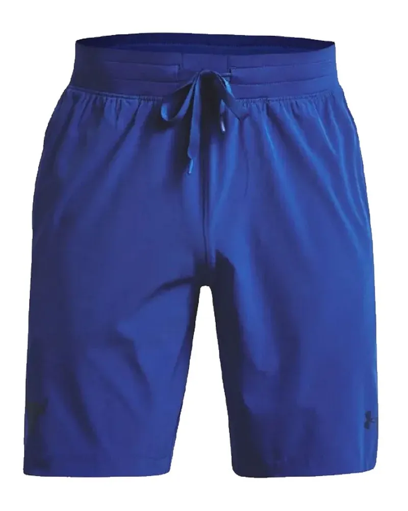Under Armour Project Rock Mens Blue Snap Shorts Blau