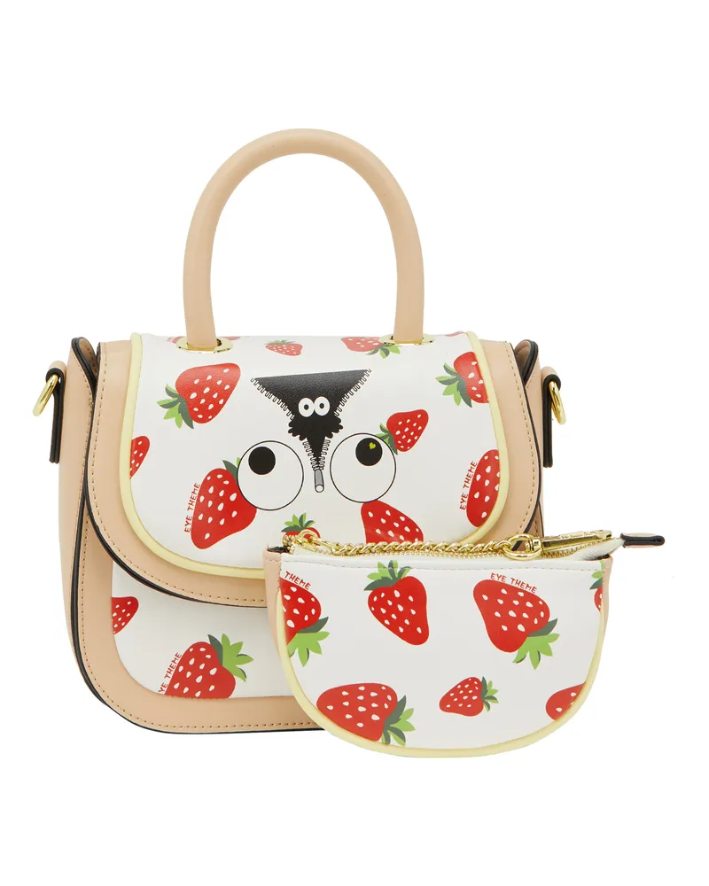 My Mo Handtasche Handtasche Frauen Weiß Beige Weiß