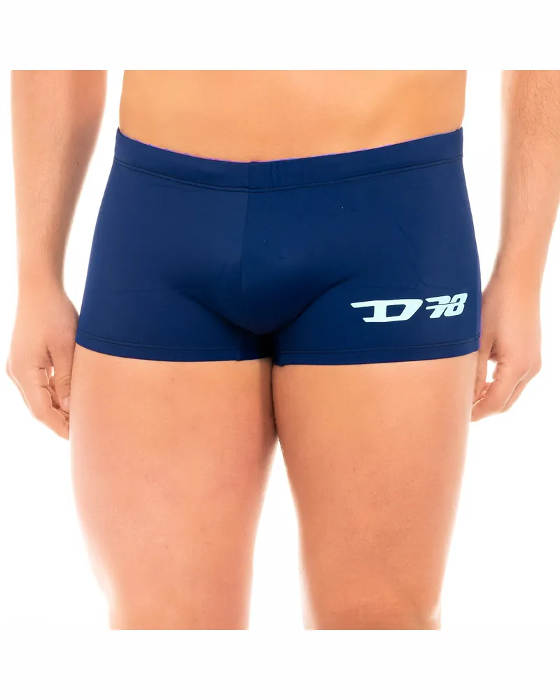 Diesel Herren Boxer-Badeanzug mit Innenfutter 00SMNR-0NAXK Blau
