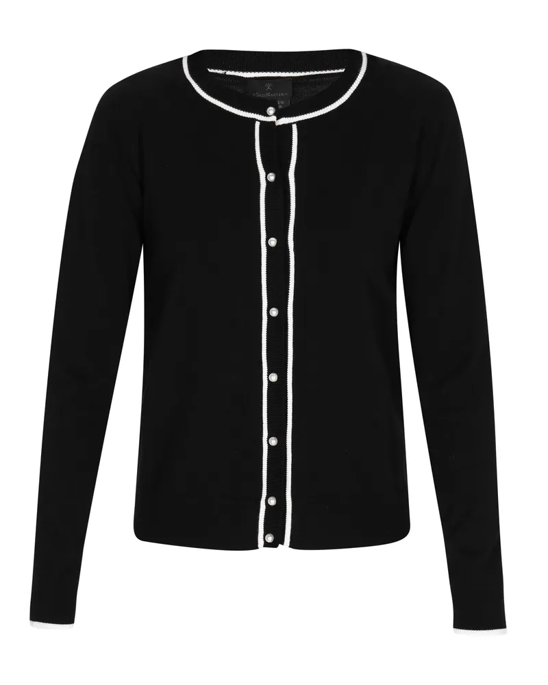 DreiMaster Strickjacke Frauen Schwarz Schwarz