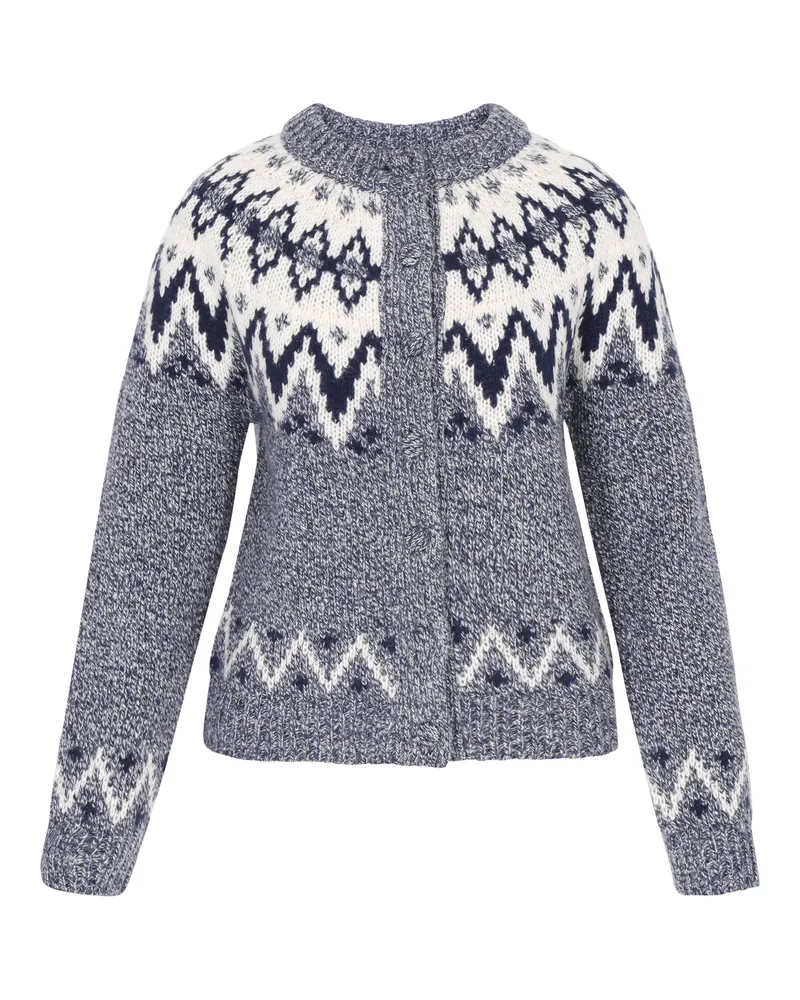 DreiMaster Strickjacke Frauen Marineblau Mehrfarbig Marineblau