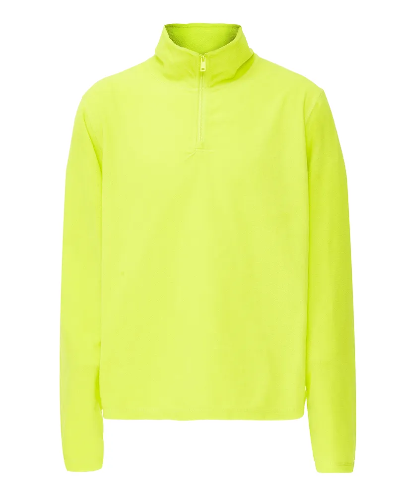 My Mo Fleecepullover Männer Limette Limettengrün