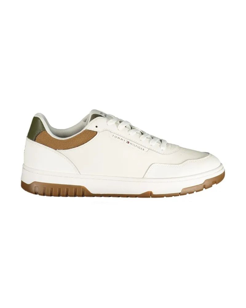 Tommy Hilfiger Herren-Sneaker aus Polyurethan (Bianco) - Weiß Weiß