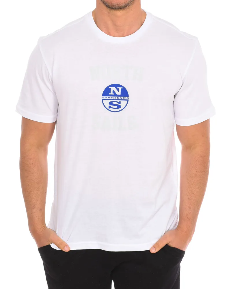 North Sails Kurzarm-T-Shirt 9024000 Mann Weiß