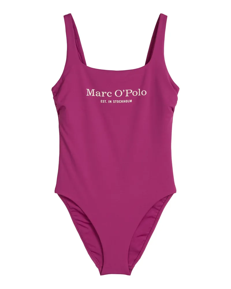 Marc O'Polo Marc O'Polo Damen Badeanzug Abstract LeafSchwimmanzug, Einteiler, Bademode Lila