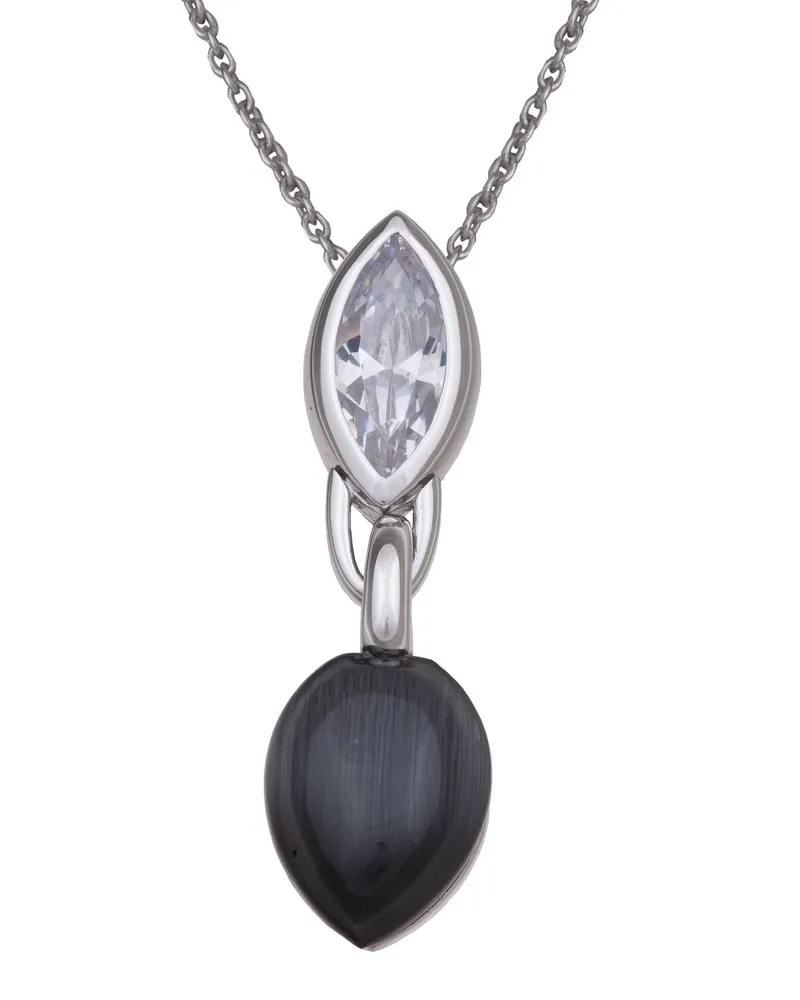 Orphelia Damen-Kette aus 925er Sterlingsilber mit Anhänger – Silber ZH-4531 Silber