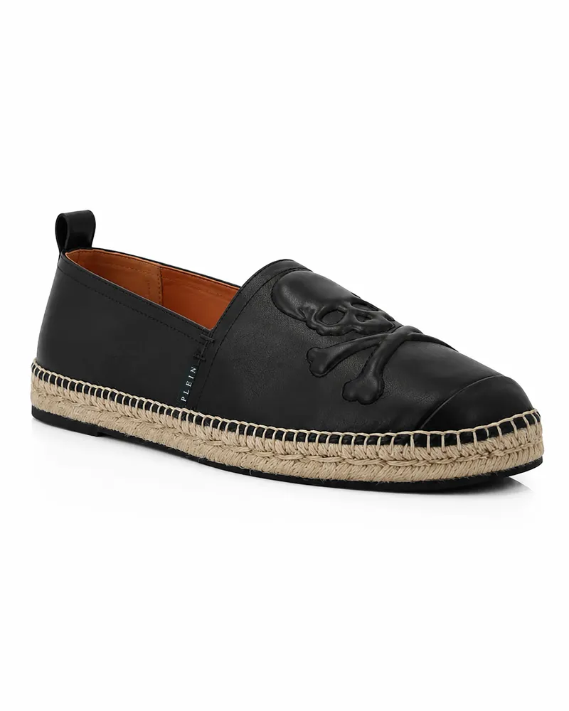 Philipp Plein Espadrilles Skull Schwarz
