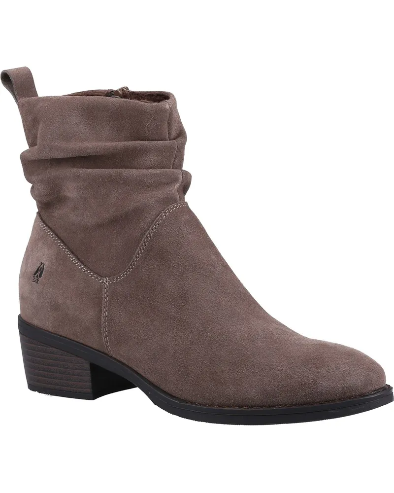 Hush Puppies Iris Wildleder Damen Taupe Stiefel Taupe