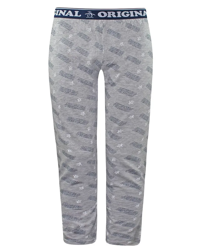 Original Penguin Lounge Mens Grey Pyjamas Bottoms Grau