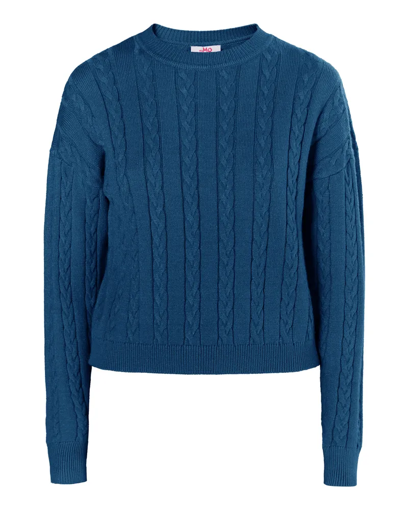 My Mo Strickpullover Damen Marine Marineblau