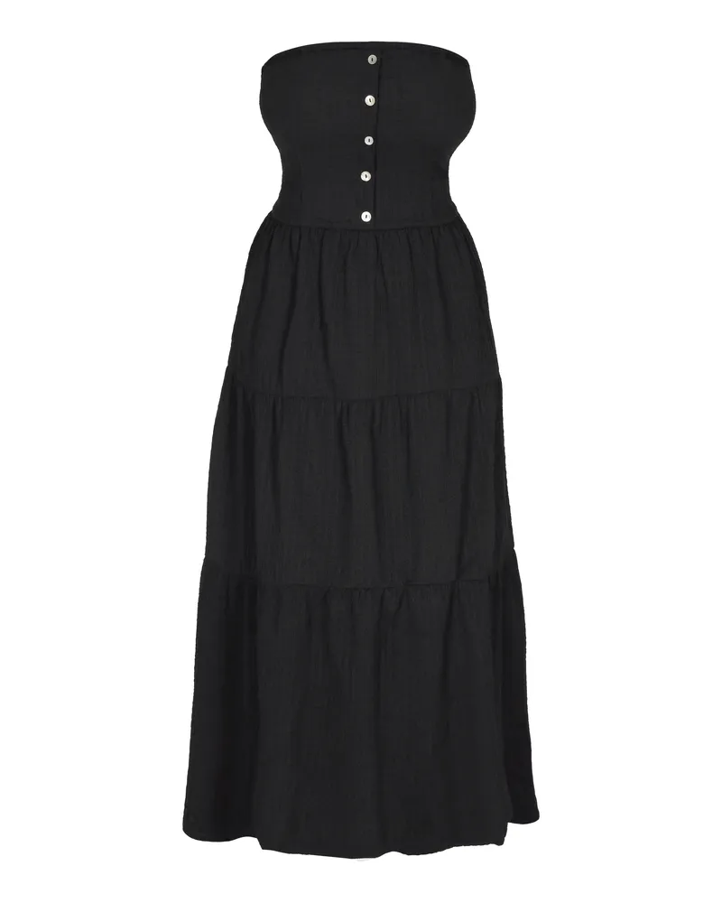 IZIA Kleid Frauen Schwarz Schwarz