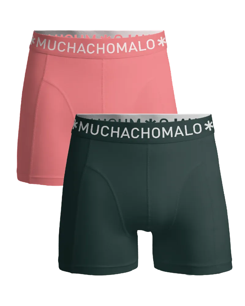 Muchachomalo Herren Boxershorts – 2er-Pack – Herren Unterhosen Mehrfarbig