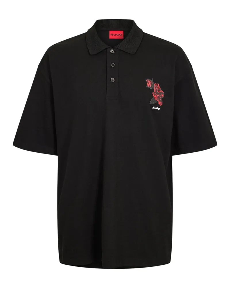 HUGO BOSS Dardigo" Poloshirt für Herren (Schwarz Schwarz