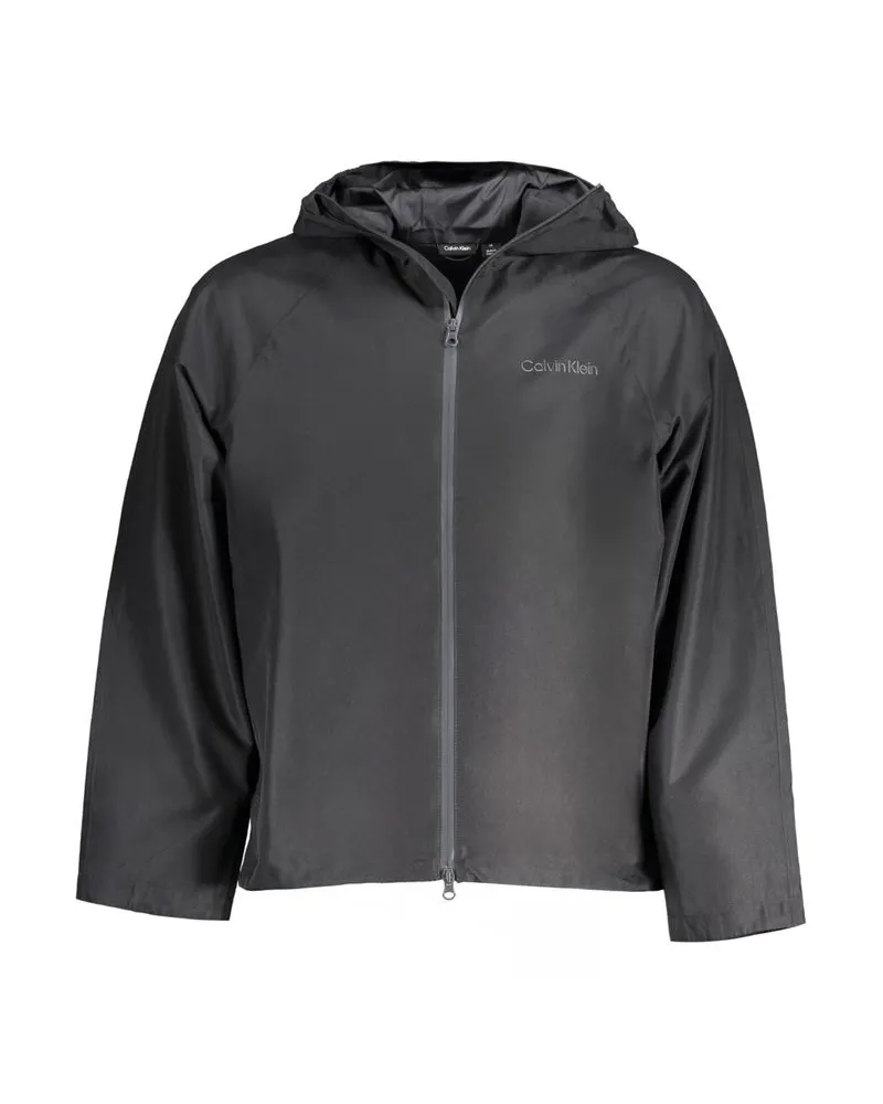 Calvin Klein Leichte Kapuzenjacke - Schwarz Schwarz